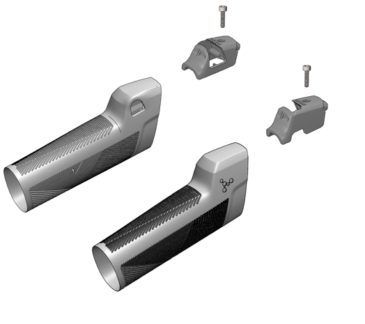 E-119/E117 Disc Handlebar Hood Set for SRAM (81514)