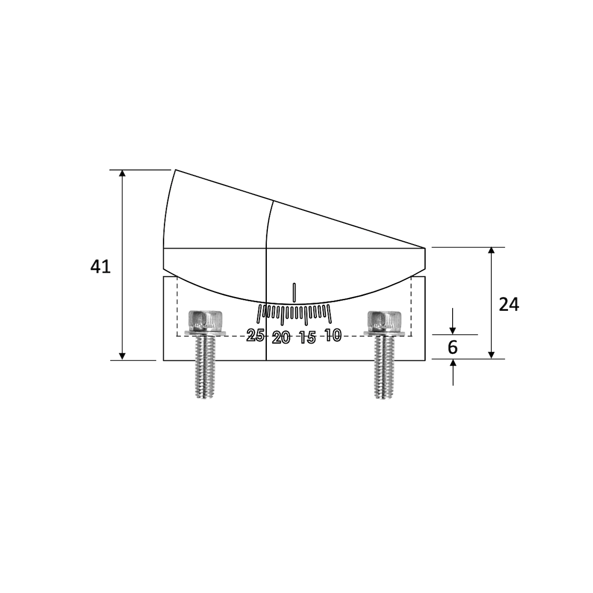 Adjustable Angled Riser Kit