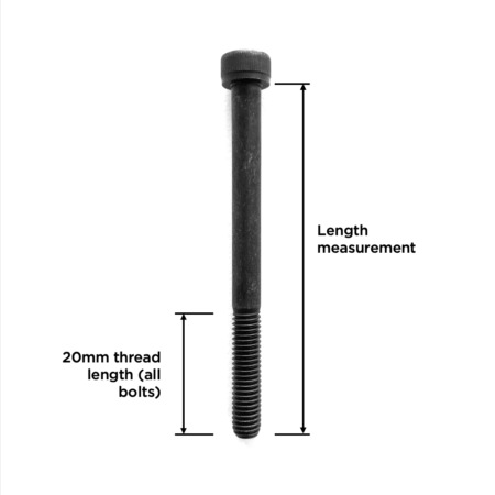 M6 Cap Screw Mounting Bolt Pack