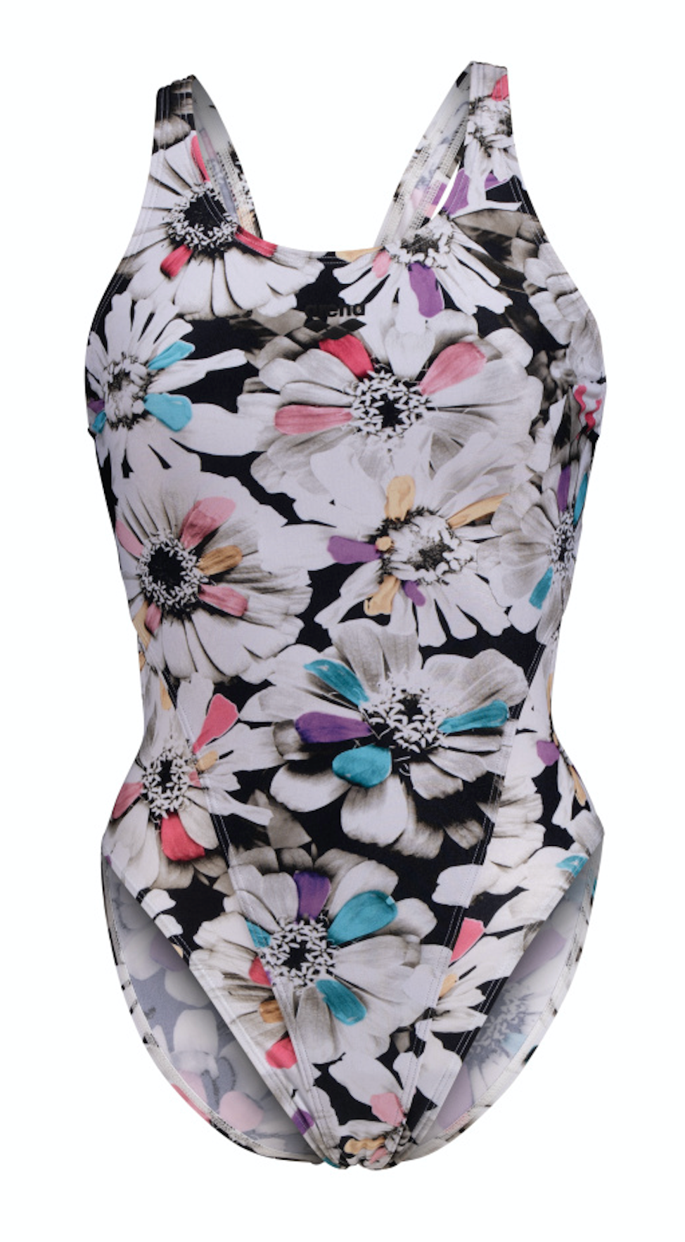 Zinnia Party Swim Tech Back