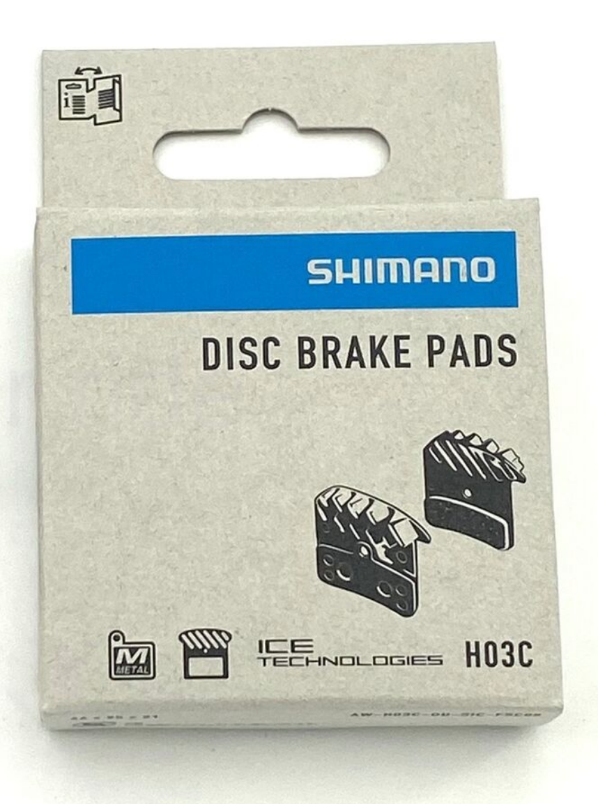 Brake Caliper Shimano H03c Brake Pads H03C Metal Pad W/Fin, W