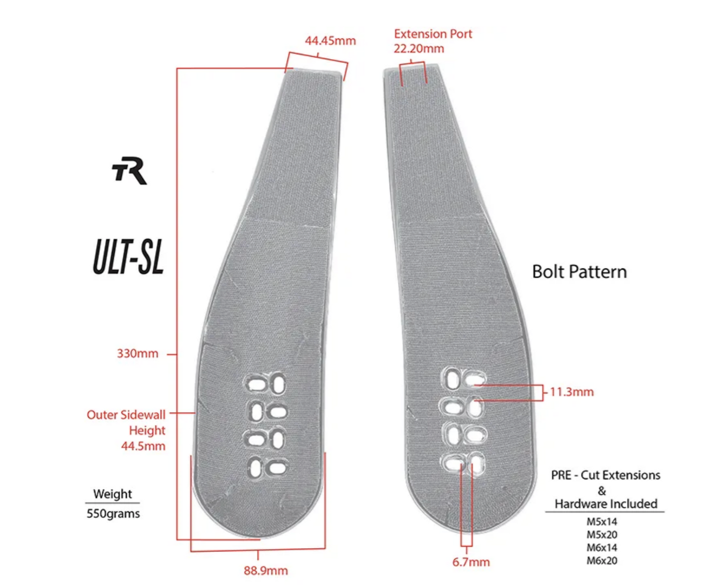 Scoops Ultimate SL Arm Cups