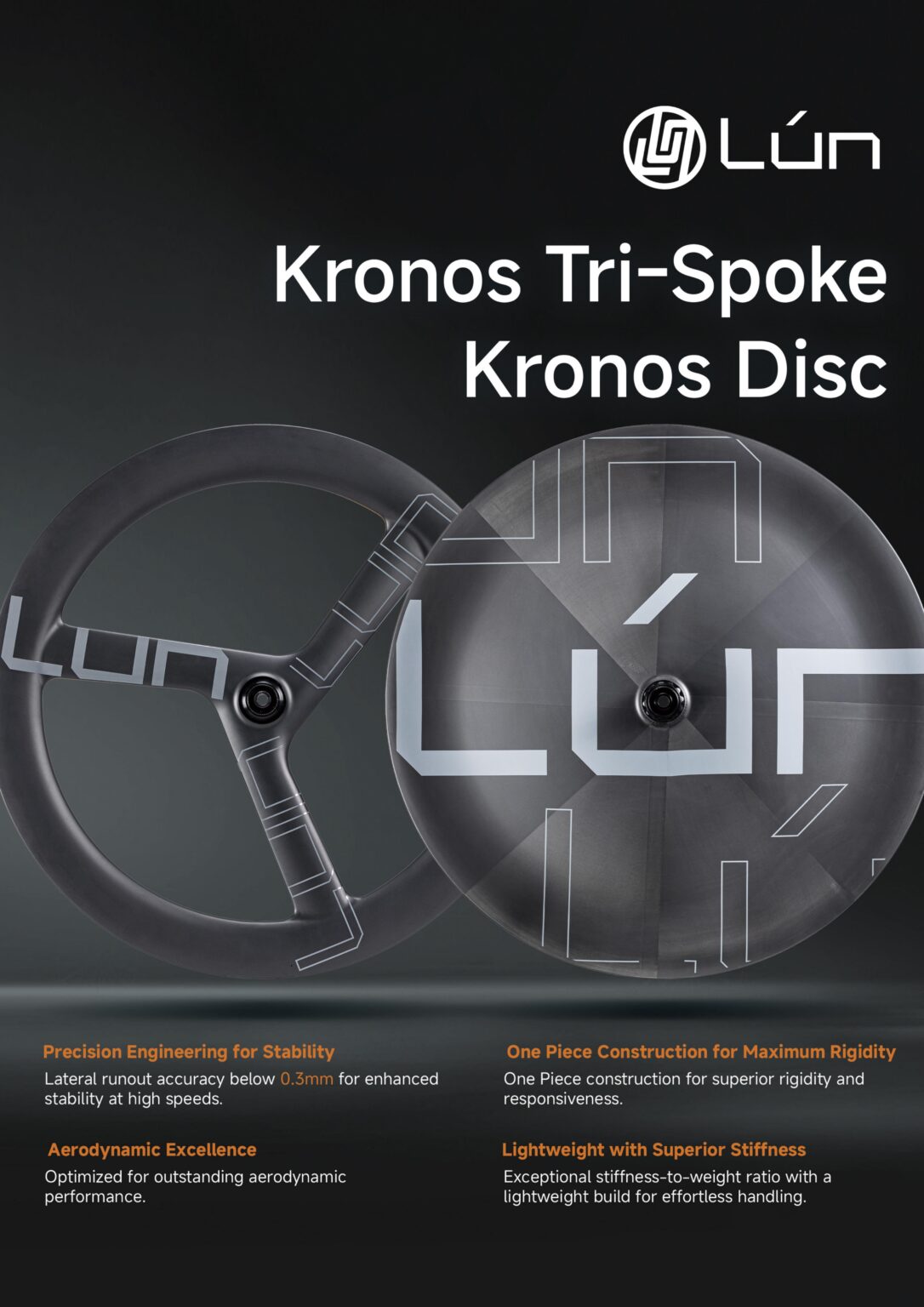 Lún Kronos Tri-Spoke Wheel