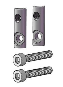 E117 Bi-Hole Collar Barrel with Screws (201191)