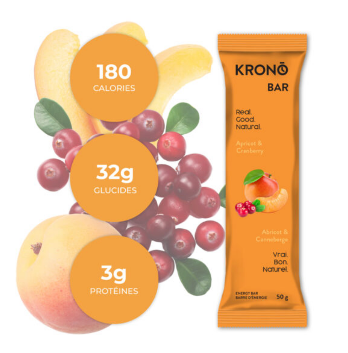 Apricot & Cranberry Energy Bar