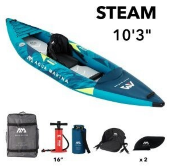 Steam-312 10'3" Versatile/Whitewater Kayak 1 person excluding paddle