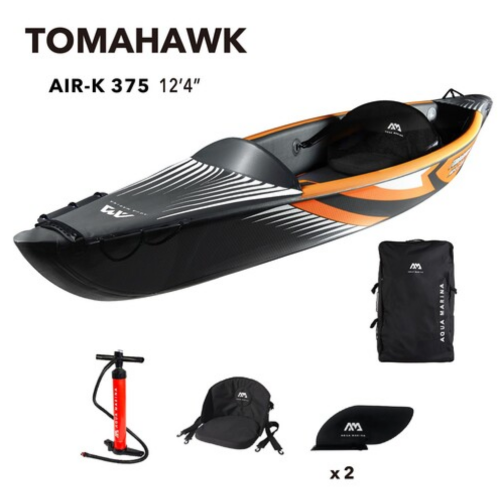 Tomahawk-375 12'4" High pressure Speed Kayak 1 person without paddle