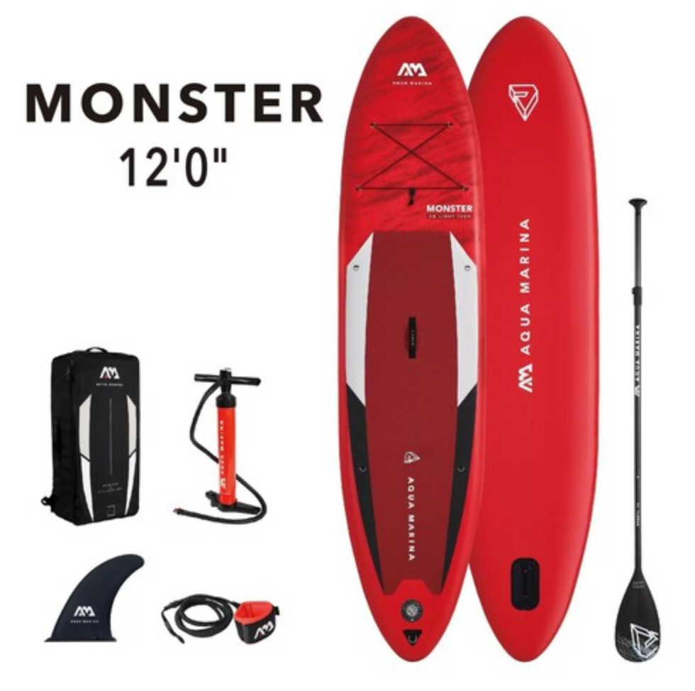Monster 12'0'' All-Around iSUP, 3.66m/15cm, with paddle and safety leash