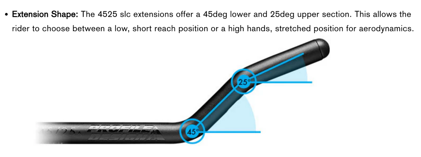 Supersonic Ergo+ 4525 SLC Aerobar
