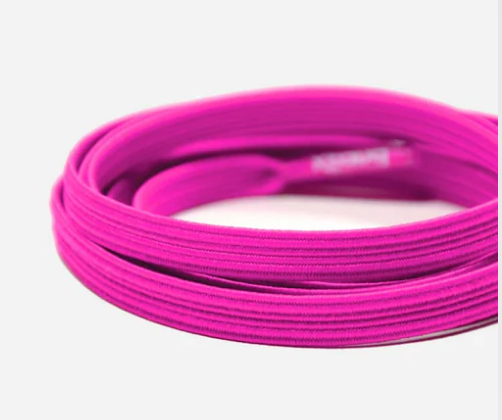 No Tie Shoelaces Neon Pink