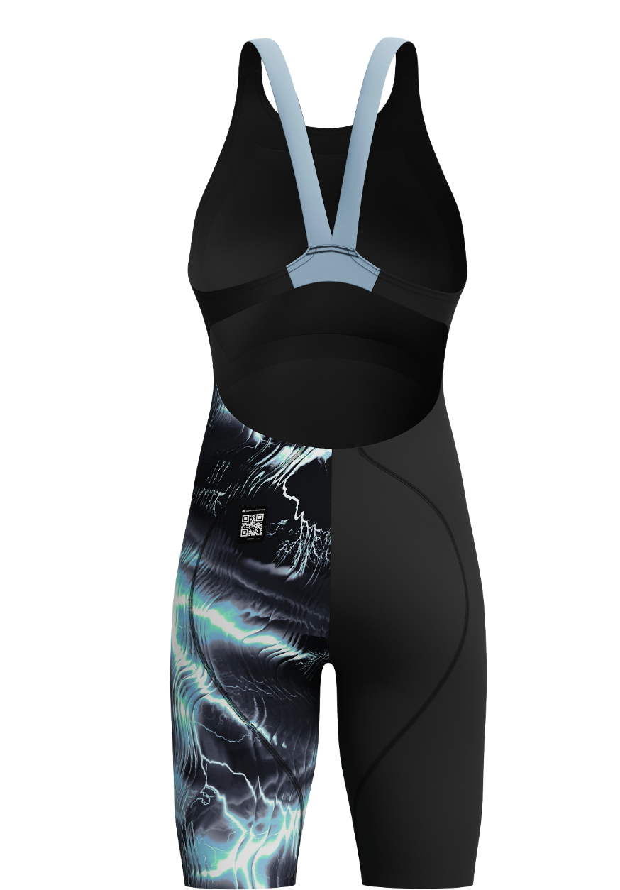 LZR Pro 2.0 Printed Kneeskin  Open Back