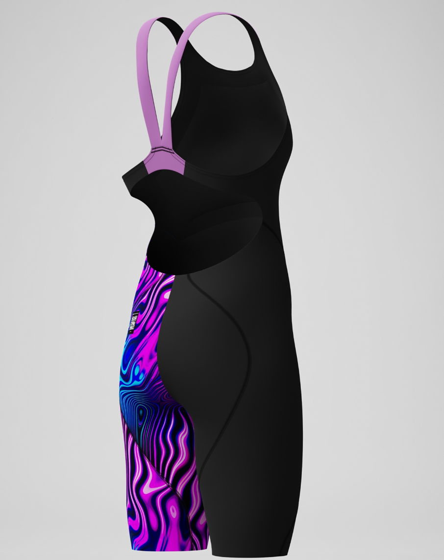 LZR Pro 2.0 Printed Kneeskin  Open Back