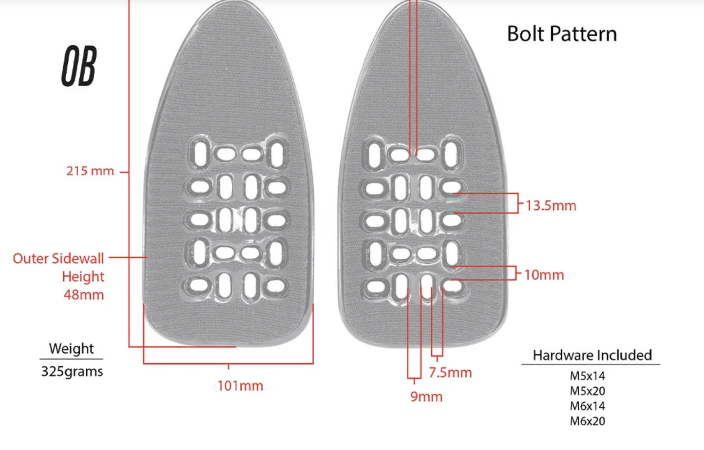 Open Back Carbon Arm Cups + Wingspan Speed Concept