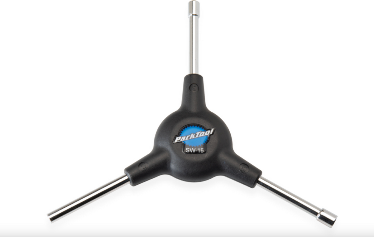 SW-15 3-Way Internal Nipple Spoke Wrench