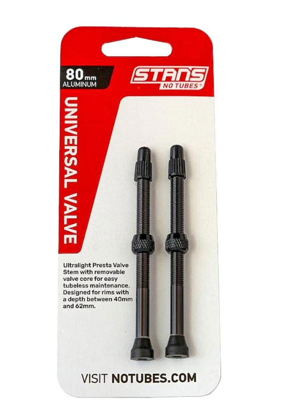 NoTubes Tubeless Presta Valve Pair